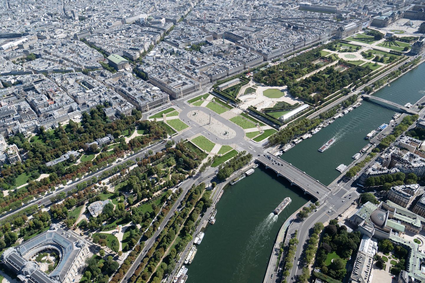 Projet de réaménagement écologique à la place de la Concorde