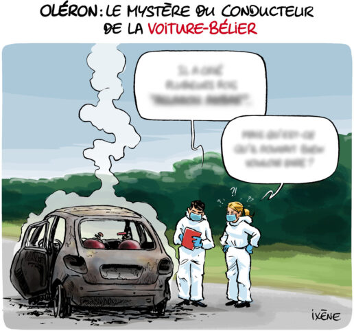 Le croc d’ixène oléron : le mystère du conducteur de la voiture-bélier